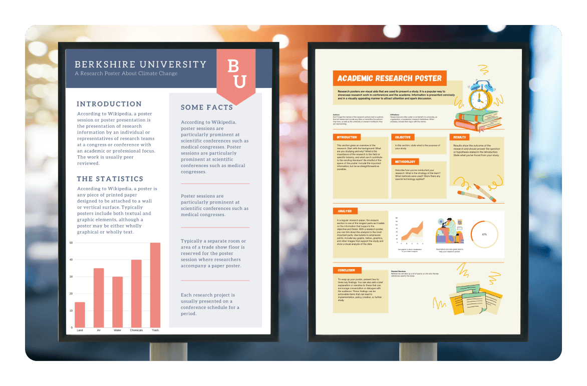 Interactive e-posters