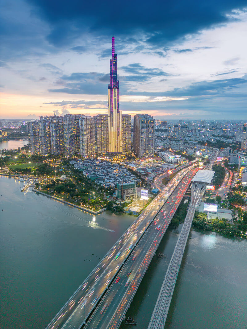 Ho Chi Minh City (Saigon) Skyline