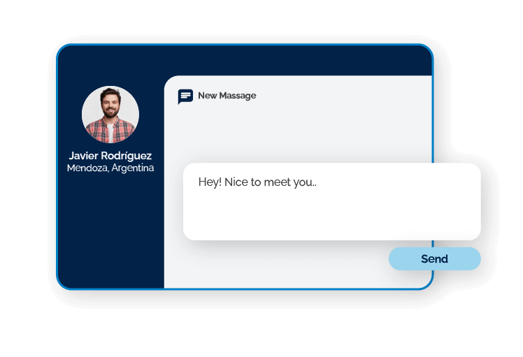 Connecting with other participants