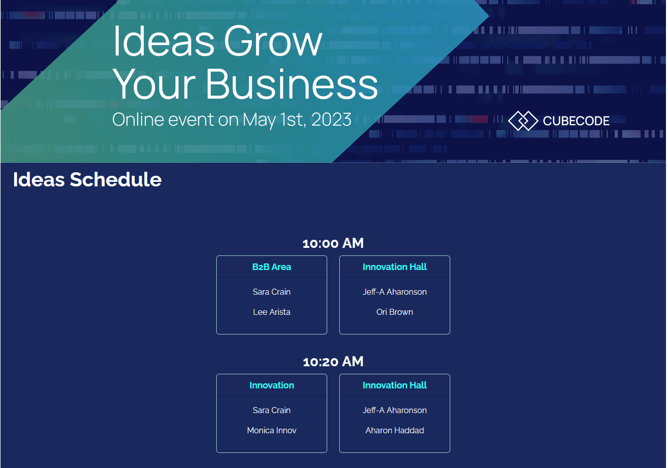 Electronic Meeting Board