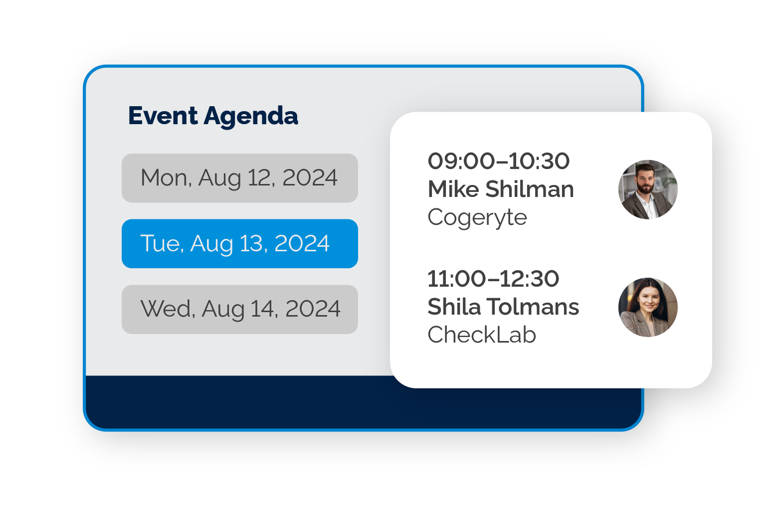 Create event agenda